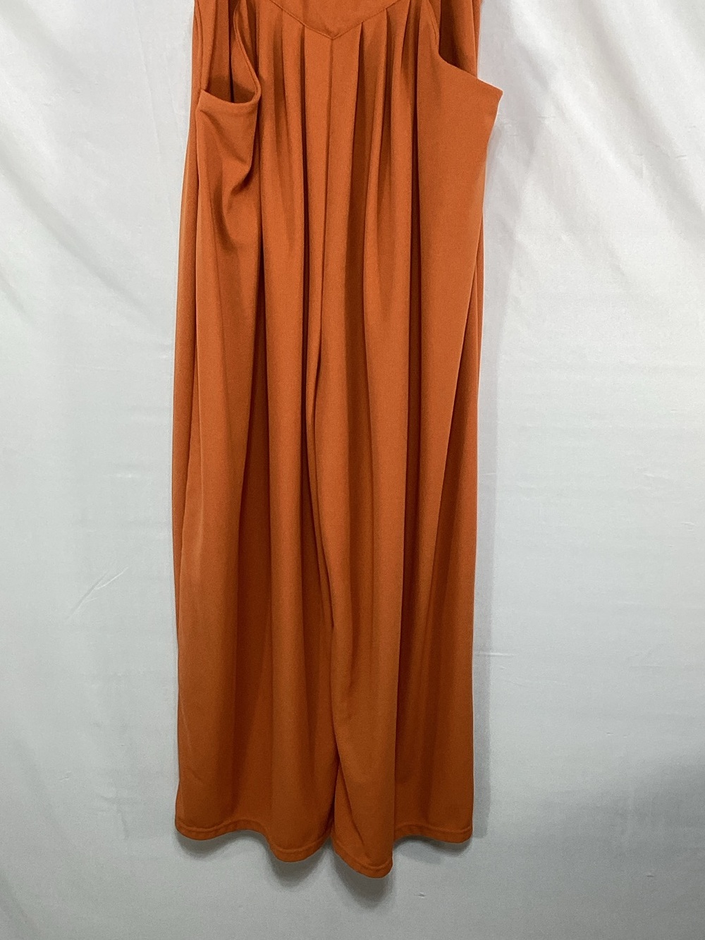 HALARA XL Rust Orange Wide-Leg Jumpsuit Overalls - Picture 3 of 11